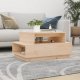 vidaXL Stolik kawowy, 80x55x40,5 cm, lite drewno sosnowe 1