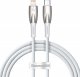 Kabel USB Baseus USB-C - Lightning 1 m Biały (CADH000002) 1