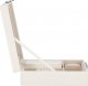 Springos Szkatułka na biżuterię ekoskóra 25x25x8,5 cm kremowy organizer z przegródkami UNIWERSALNY 5