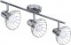Kinkiet Activejet Listwa reflektorowa potrójna sufitowa ścienna chrom Activejet GIZEL kinkiet E14 do salonu 2
