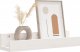 vidaXL vidaXL Półki ścienne, 2 szt., białe, 50x12x9 cm, drewno sosnowe 7