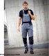 Ardon ARDON 4Xstretch - spodnie robocze ogrodniczki stretch, dużo praktycznych kieszeni + na nakolanniki, d-ring, oddychający - jasno-szary H6098 54 1