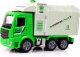 LeanToys Ciężarówka Śmieciarka Zielona Ruchomy Kontener Świecące Koła 2