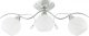Lampa sufitowa Mdeco Sufitowa lampa sypialniana ELM8758/3 8C szklana chrom 1