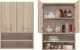 Topeshop SZAFKA ŁAZIENKOWA WISZĄCA POLA MINI DK - DĄB SONOMA 1