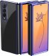 Hurtel Plating Case etui Samsung Galaxy Z Fold 4 pokrowiec z metaliczną ramką niebieskie 1