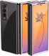 Hurtel Plating Case etui Samsung Galaxy Z Fold 4 pokrowiec z metaliczną ramką różowe 1