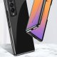 Hurtel Plating Case etui Samsung Galaxy Z Fold 4 pokrowiec z metaliczną ramką różowe 2