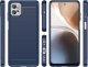 Hurtel Carbon Case etui Motorola Moto G82 5G / Moto G52 elastyczny silikonowy karbonowy pokrowiec czarne 1