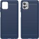 Hurtel Carbon Case etui Motorola Moto G82 5G / Moto G52 elastyczny silikonowy karbonowy pokrowiec czarne 7