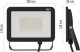 Naświetlacz Emos Naświetlacz LED Profi ZS2642 50W 5500lm 4000K IP65 czarny 5