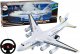 Samolot zdalnie sterowany LeanToys Samolot Pasażerski R/C Zdalnie Sterowany + Pilot Akumulator Kabel USB 1