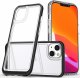 Hurtel Clear 3in1 etui iPhone 14 silikonowy pokrowiec z ramką czarne 1