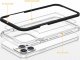 Hurtel Clear 3in1 etui iPhone 14 Pro Max silikonowy pokrowiec z ramką niebieskie 3