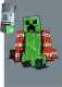Jerry Fabrics Koc dziecięcy polarowy Minecraft 100x150 kocyk 1