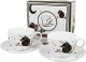 DUO Filiżanki ze spodkami 280 ml komplet 2 szt. CHARMING OWLS 1