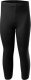 RENNWEAR Legginsy z nogawką 3/4 sportowe damskie męskie dziecięce bawełniane czarny 122 cm 1