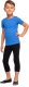 RENNWEAR Legginsy z nogawką 3/4 sportowe damskie męskie dziecięce bawełniane czarny 122 cm 5