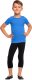 RENNWEAR Legginsy z nogawką 3/4 sportowe damskie męskie dziecięce bawełniane czarny 122 cm 6