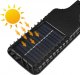 Alogy Alogy Lampa solarna LED wodoodporna uliczna latarnia solar z czujnikiem ruchu + Pilot Czarna uniwersalny 3