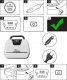 Kompresor samochodowy Mbg Line sprężarka 12V / 230V LED pompka z wyświetlaczem LCD 6