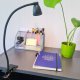 Lampka USB Maxy LAMPKA SZKOLNA BIURKOWA NA BIURKO KLIPS USB LED cz 1