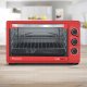 Grill elektryczny TurboTronic Piekarnik elektryczny TurboTronic 23L termoobieg rożno grill 1500W Czerwony 5
