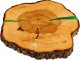 Wood & Resin Stolik z plastra drewna Żywica epoksydowa 51 cm x 55 cm x 4,5 cm Nogi 20 cm | Szlifowany, Lakierowany spód (matowy) PDOS_090225_Z04 2