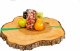 Wood & Resin Stolik z plastra drewna Żywica epoksydowa 51 cm x 55 cm x 4,5 cm Nogi 20 cm | Szlifowany, Lakierowany spód (matowy) PDOS_090225_Z04 4