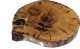 Wood & Resin Stolik z plastra drewna Żywica epoksydowa 51 cm x 52 cm x 5,5 cm Nogi 45 cm | Szlifowany, Lakierowany spód (matowy), Opalany, Luminescencja PDOS_090305_Z06 3