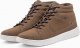 Ombre Buty męskie sneakersy za kostkę - brązowe V1 T418 42 1