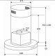 Okap Focus Okap wyspowy Porto 60 inox 5