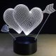 Lampka Nocna 3D LED Lampa Wielokolorowa 6
