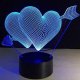 Lampka Nocna 3D LED Lampa Wielokolorowa 7