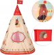 NAMIOT WIGWAM DLA DZIECI 105x155 cm TIPI PIÓRKA 1