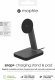 Ładowarka Zagg International Mophie Snap+ charging stand pad - stojąca ładowarka bezprzewodowa do dwóch urządzeń kompatybilna z MagSafe 15W (black) 2