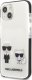 Karl Lagerfeld Etui Karl Lagerfeld KLHCP13STPEKCW Apple iPhone 13 mini hardcase biały/white Karl&Choupette 1