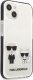 Karl Lagerfeld Etui Karl Lagerfeld KLHCP13STPEKCW Apple iPhone 13 mini hardcase biały/white Karl&Choupette 3