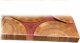 Wood & Resin Blat żywiczny z plastra drewna PDOB_104722_Z00 Żywica epoksydowa 69 cm x 92 cm x 3,5 cm | Szlifowany, Lakierowany spód (matowy), Brokat 2