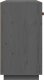 vidaXL Komoda, szara, 100x40x75 cm, lite drewno sosnowe 7