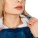 Springos Kocobluza damska oversize koc bluza 2w1 z kapturem ciepła niebieska UNIWERSALNY 1