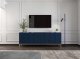 Meble Lindner Szafka RTV Glamour Komoda RTV Granatowa 150 cm 2