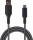 Kabel USB 2GO USB-B - USB-C 1 m Czarny (795822) 1