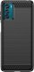 Hurtel Carbon Case etui Motorola Moto G42 elastyczny silikonowy karbonowy pokrowiec czarne 1