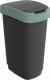Kosz na śmieci Rotho Kosz na śmieci swing Rotho Twist 50L czarno-ciemnozielony 1