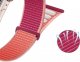 Alogy Alogy Nylon Strap Pasek z rzepem do Apple Watch 1/2/3/4/5/6/7/8/SE/Ultra (42/44/45/49mm) Różowy uniwersalny 3