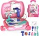 Woopie WOOPIE Przenośna Toaletka dla Dziewczynki 2w1 Salon Urody Walizka 17 el. 1