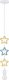 Candellux STARS LAMPA WISZĄCA 20W E27 IQ KIDS GOLD+BLUE 1