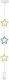 Candellux STARS LAMPA WISZĄCA 20W E27 IQ KIDS GOLD+BLUE 2