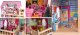 Upominkarnia Domek dla lalek drewniany Led  XXXL 60x33x90 cm - 3 lalki , kotek i piesek 7